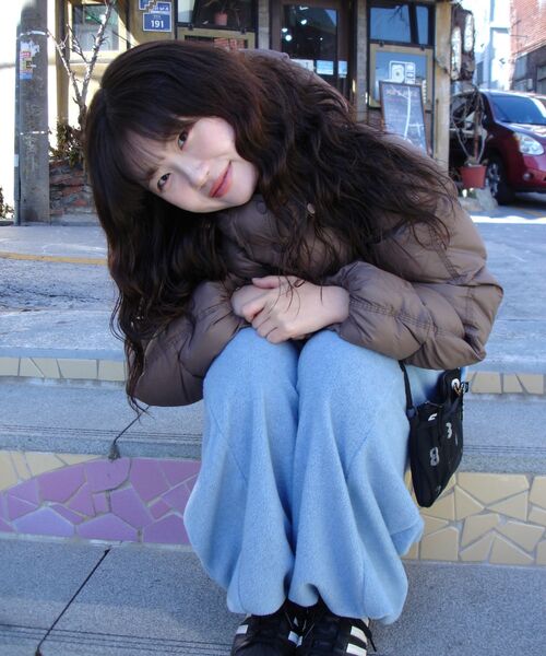 RENSE(レンセ)の「Melange Fleece Pintuck Pants Gray Blue(スウェットパンツ・レディース・その他・FREE)」の10枚目の写真