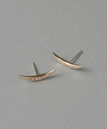 三日月フープピアス K10（両耳）（ピアス（両耳用））｜Lilas（リラ