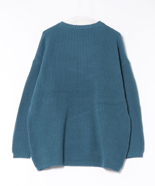 Leyline（レイライン）の「【Leyline】pocket sweater（ニット/セーター・メンズ・グレー/ブルー・M/L）」の9枚目の写真