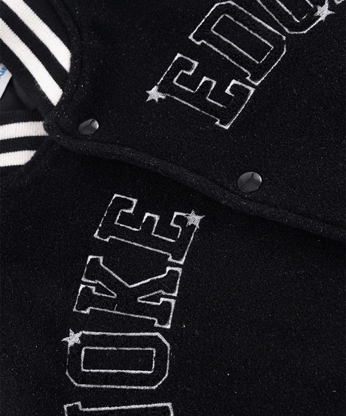 WOKE EDGE(ウォークエッジ)の「Varsity Jacket(スタジャン・メンズ・ブラック・M/L)」の4枚目の写真