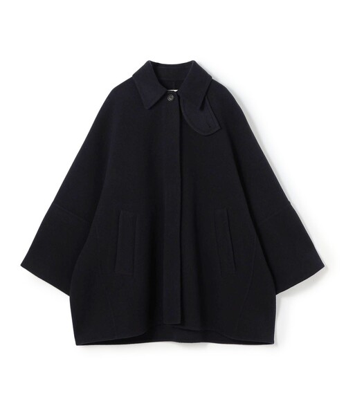 ウールモッサ バルカラーコート（ステンカラーコート）｜DES PRES（デ
