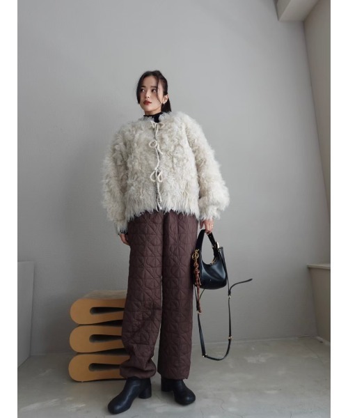 Fluffy Ribbon Cardigan / フラッフィーリボンカーディガン