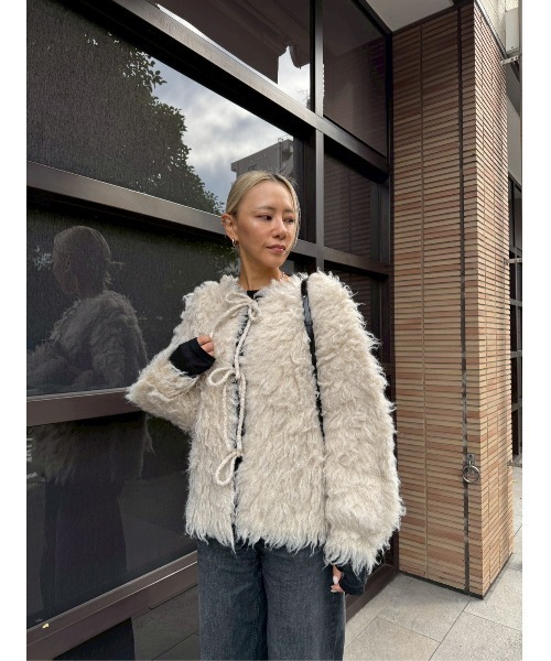 Fluffy Ribbon Cardigan / フラッフィーリボンカーディガン
