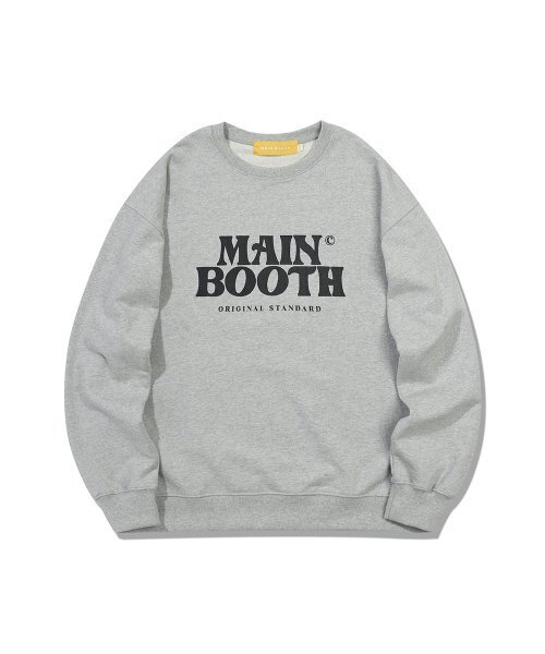 MAINBOOTH（メインブース）の「Original Logo Sweatshirt(GRAY)（スウェット・レディース・その他・1/2/3）」の4枚目の写真