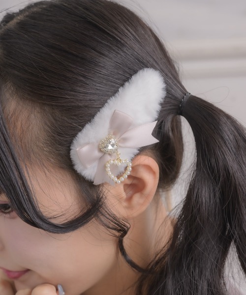 ROJITA（ロジータ）の「リボン付ファークリップセット（バレッタ/ヘアクリップ・レディース・ブラック/マルチ/ホワイト・FREE）」の20枚目の写真