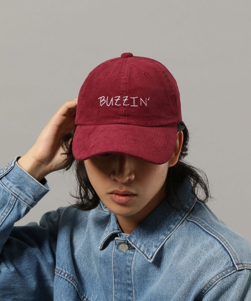 RAGEBLUE（レイジブルー）の「EMBROIDERED CORDUROY CAP / コーデュロイ刺繍キャップ（キャップ・メンズ・ダークブラウン/ワインレッド/ブラック・FREE）」の3枚目の写真
