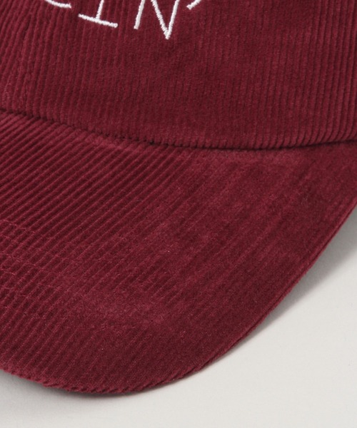 RAGEBLUE（レイジブルー）の「EMBROIDERED CORDUROY CAP / コーデュロイ刺繍キャップ（キャップ・メンズ・ダークブラウン/ワインレッド/ブラック・FREE）」の4枚目の写真