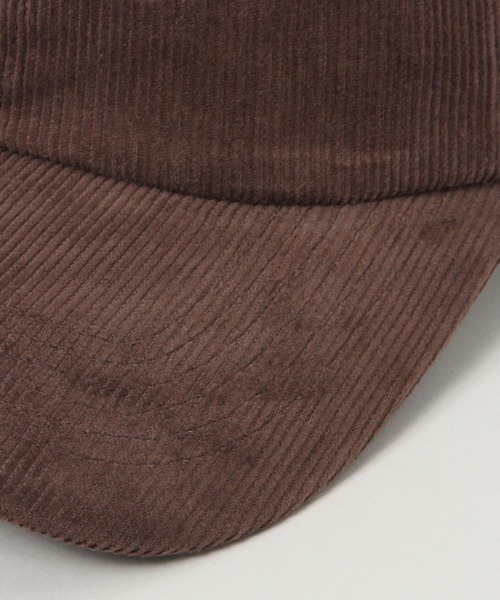 RAGEBLUE（レイジブルー）の「EMBROIDERED CORDUROY CAP / コーデュロイ刺繍キャップ（キャップ・メンズ・ダークブラウン/ワインレッド/ブラック・FREE）」の5枚目の写真