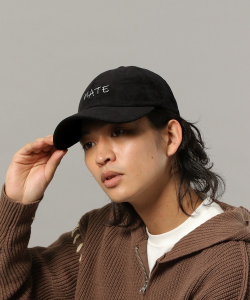 RAGEBLUE（レイジブルー）の「EMBROIDERED CORDUROY CAP / コーデュロイ刺繍キャップ（キャップ・メンズ・ダークブラウン/ワインレッド/ブラック・FREE）」の15枚目の写真
