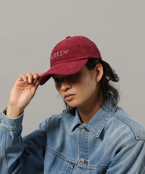 RAGEBLUE（レイジブルー）の「EMBROIDERED CORDUROY CAP / コーデュロイ刺繍キャップ（キャップ・メンズ・ダークブラウン/ワインレッド/ブラック・FREE）」の17枚目の写真