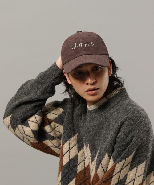 RAGEBLUE（レイジブルー）の「EMBROIDERED CORDUROY CAP / コーデュロイ刺繍キャップ（キャップ・メンズ・ダークブラウン/ワインレッド/ブラック・FREE）」の18枚目の写真