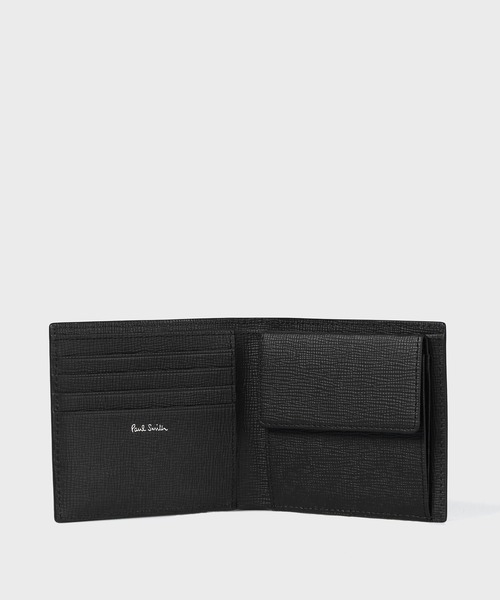 Paul Smith(ポールスミス)の「メタルクロップドロゴ 2つ折り財布【553441 P180】(財布・メンズ・ブラック/ダークグリーン/ネイビー/イエロー・FREE)」の5枚目の写真