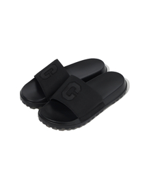 COVERNAT（カバーナット）の「リフレクティブCロゴスライドブラック（ルームシューズ/スリッパ）」