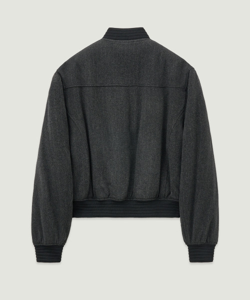 LMOOD（エルムード）の「セドリック ウールパディッドボンバージャケット グレー ストライプ（ブルゾン・メンズ・その他・46/48/44）」の7枚目の写真