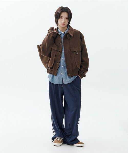 LMOOD(エルムード)の「ハンティントン テンセルデニム ミリタリーシャツ シャンブレー ブルー(シャツ/ブラウス・メンズ・その他・44/46/48)」の3枚目の写真