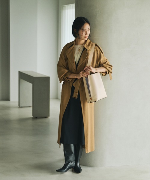 ROPE'（ロペ）の「【E'POR】Y BAG Shoulder Medium【軽量】（ショルダーバッグ・レディース・キナリ/ライトグレー・FREE）」の8枚目の写真