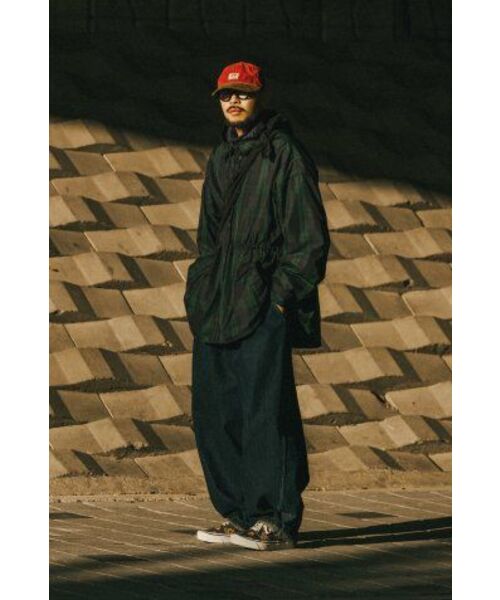 ANGLAN(アングラン)の「Rigid Indigo Denim Balloon Pants - Dark Blue(デニムパンツ・メンズ・ネイビー・FREE/1/2)」の13枚目の写真