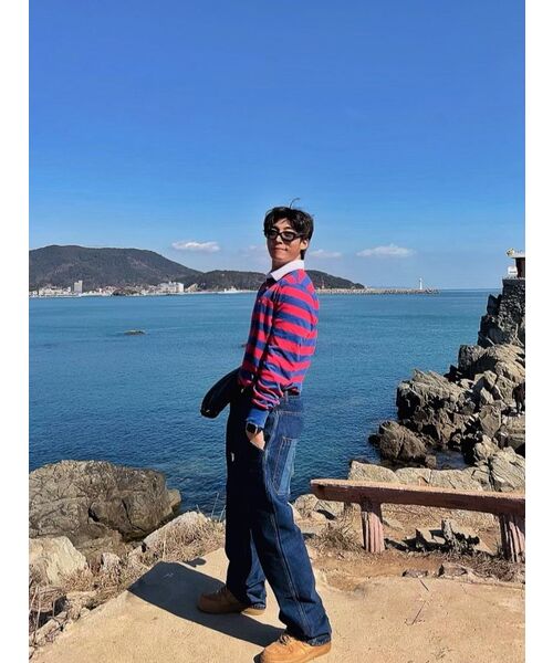 ANGLAN(アングラン)の「Rigid Indigo Denim Balloon Pants - Dark Blue(デニムパンツ・メンズ・ネイビー・FREE/1/2)」の8枚目の写真