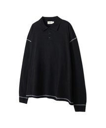 COSTUME O’CLOCK（コスチュームオクロック）の「ピグメント切り替えカラー ロングスリーブTシャツ 3 COLOR COOSTS257（ポロシャツ）」