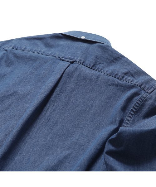PRODESHIRT（プロデシャツ）の「[レギュラー] ナチュラルデニムボタンダウンシャツ (ブルー)（シャツ/ブラウス・メンズ・その他・LARGE/MEDIUM/X-LARGE/XX-LARGE）」の2枚目の写真