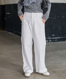 FRAMeWORK | ≪追加≫ミリタリースラブバックサテンベイカーパンツ 4(カーゴパンツ)