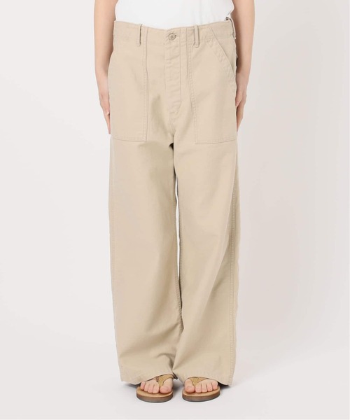 FRAMeWORK（フレームワーク）の「≪追加≫ミリタリースラブバックサテンベイカーパンツ 4（カーゴパンツ・レディース・オリーブ/ホワイト・36/38/40）」の14枚目の写真