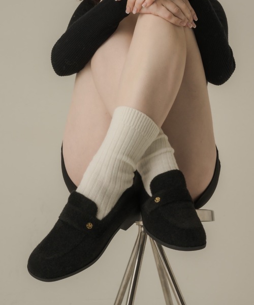 muku（ムク）の「ROAFER/MOHAIR-LIKE（ローファー・レディース・ブラウン/ブラック・37/38/39）」の17枚目の写真