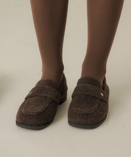 muku（ムク）の「ROAFER/MOHAIR-LIKE（ローファー・レディース・ブラウン/ブラック・37/38/39）」の14枚目の写真