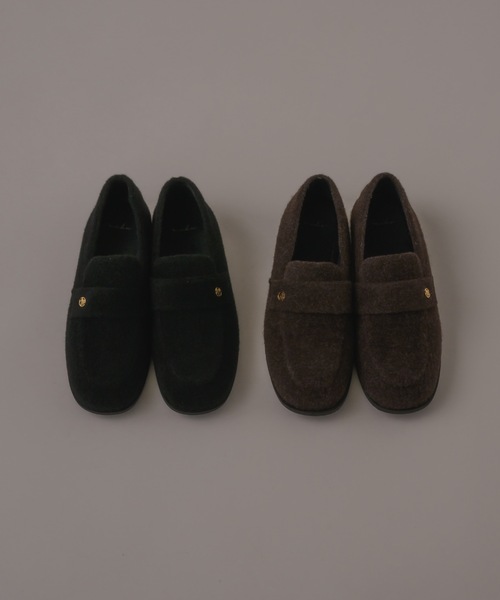 muku（ムク）の「ROAFER/MOHAIR-LIKE（ローファー・レディース・ブラウン/ブラック・37/38/39）」の11枚目の写真