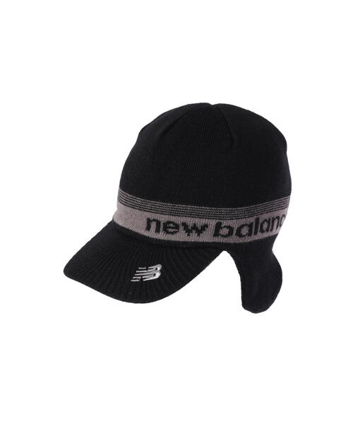 New Balance Golf(ニューバランスゴルフ)の「【new balance golf】折り返しイヤーカバー 2WAY ブリムビーニー (MENS WORLD)(ニットキャップ/ビーニー・メンズ・グリーン系その他・FREE)」の2枚目の写真