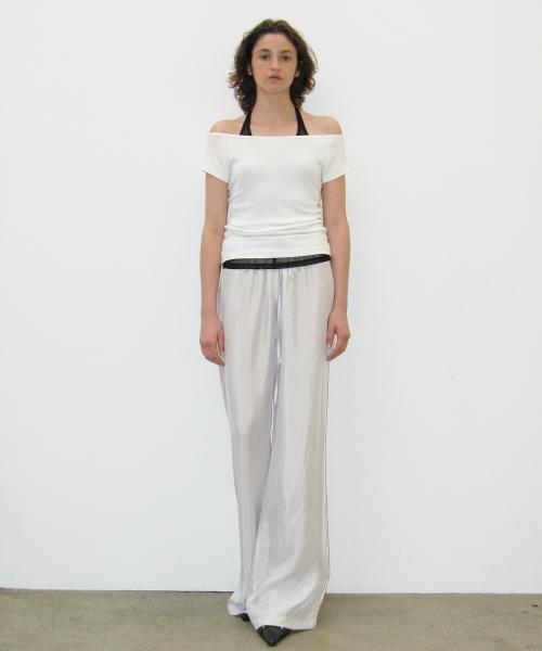 CACELE(カッセル)の「LINE WIDE PANTS, PALE GRAY(その他パンツ・レディース・その他・FREE)」の1枚目の写真