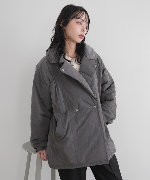 セール】タフタテーラードダウンジャケット（ダウンジャケット/コート