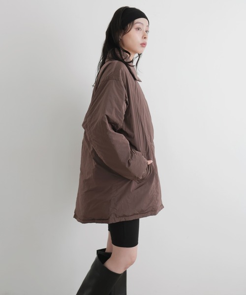 LIAN（リアン）の「タフタテーラードダウンジャケット（ダウンジャケット/コート・レディース・ブラック/ブラウン/チャコールグレー・FREE）」の16枚目の写真