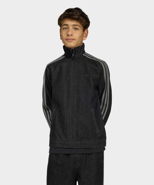 adidas（アディダス）の「ファイヤーバード トラックトップ デニム / アディダスオリジナルス adidas Originals（デニムジャケット・キッズ・ブラック・170/160/150/140/130）」の3枚目の写真