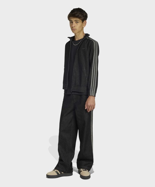 試着のみadidas ブラックデニムジャケット　ユニセックス　アディダス　即完売 adidas Originals (おひとり様1点限り) アディダス デニムジャケット