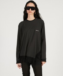 PRANK PROJECT | 【Pre-Order】アシメヘムレーストップ / Asymmetrical Hem Lace Top(その他トップス)