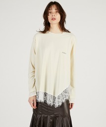 PRANK PROJECT（プランクプロジェクト）の「【Pre-Order】アシメヘムレーストップ   Asymmetrical Hem Lace Top（その他トップス）」