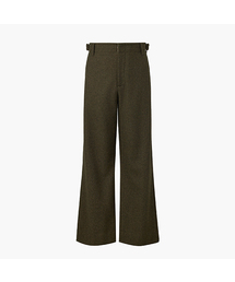 KUME（クメ）の「Men Wool Blend Wide Pants, Khaki（スラックス）」