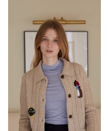 JUNECI（ジュネシ）の「ビトウィンアース ウールケーブルカーディガン（カーディガン/ボレロ）」