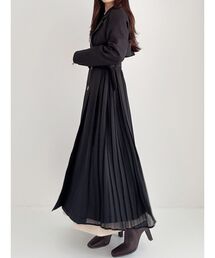 RESEXXY | サイドプリーツトレンチコート(トレンチコート)