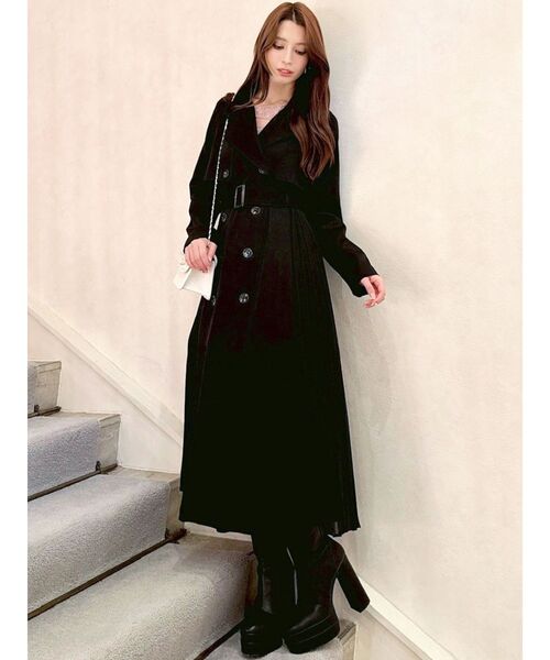 RESEXXY（リゼクシー）の「サイドプリーツトレンチコート（トレンチコート・レディース・ホワイト/ベージュ/ブラック・FREE）」の15枚目の写真