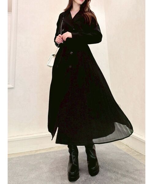 RESEXXY（リゼクシー）の「サイドプリーツトレンチコート（トレンチコート・レディース・ホワイト/ベージュ/ブラック・FREE）」の16枚目の写真