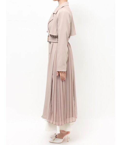 RESEXXY（リゼクシー）の「サイドプリーツトレンチコート（トレンチコート・レディース・ホワイト/ベージュ/ブラック・FREE）」の19枚目の写真