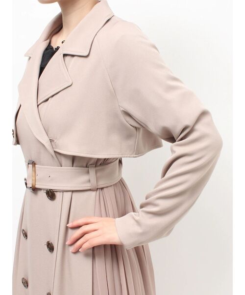 RESEXXY（リゼクシー）の「サイドプリーツトレンチコート（トレンチコート・レディース・ホワイト/ベージュ/ブラック・FREE）」の22枚目の写真