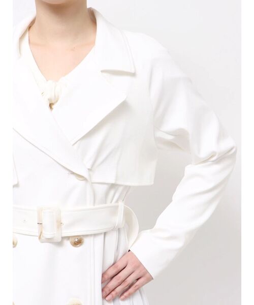 RESEXXY(リゼクシー)の「サイドプリーツトレンチコート(トレンチコート・レディース・ホワイト/ベージュ/ブラック・FREE)」の19枚目の写真