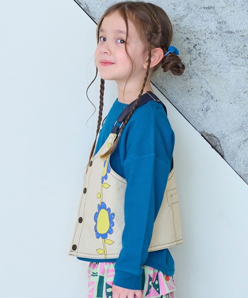 MARKEY'S(マーキーズ)の「ツイルプリントベスト(ベスト・キッズ・ネイビー/オフホワイト・S/M/L/LL)」の5枚目の写真