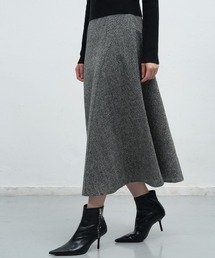 【GENERAL IDEA】ウールフレアロングスカート / WOOL FLARE LONG SKIRT/
