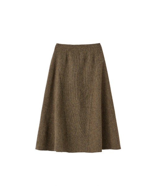 GENERAL IDEA（ジェネラルアイデア）の「【GENERAL IDEA】ウールフレアロングスカート / WOOL FLARE LONG SKIRT/（スカート・レディース・ブラック/ブラウン・M/S/L）」の19枚目の写真