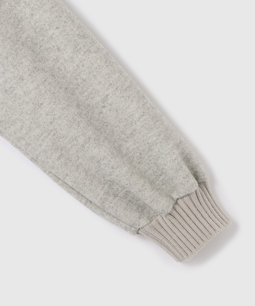 VICKY（ビッキー）の「ソフトニットメルトンキーネックワンピース≪手洗い可能≫（ワンピース・レディース・ダークグレー/ライトグレー・M）」の6枚目の写真