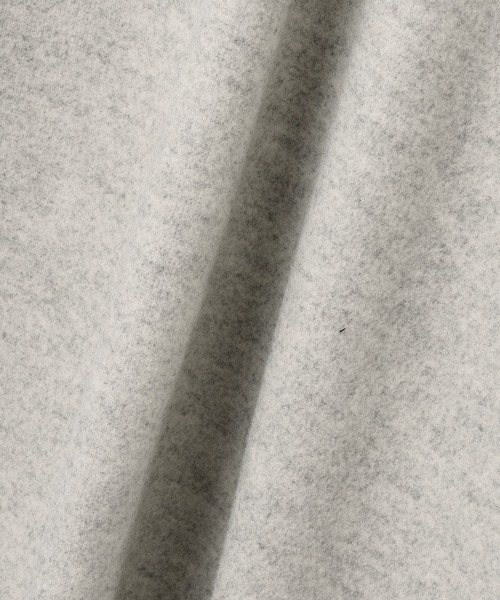 VICKY（ビッキー）の「ソフトニットメルトンキーネックワンピース≪手洗い可能≫（ワンピース・レディース・ダークグレー/ライトグレー・M）」の8枚目の写真